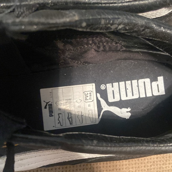 Puma King Black and White Men's Soccer Shoes - Picture 3 of 7